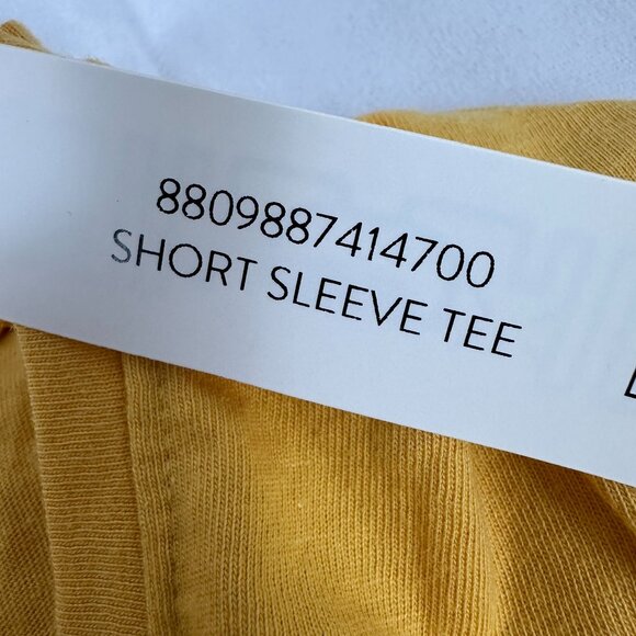 No Boundaries Womens Yellow Short Sleeve Scoop Neck Tee Shirt Size XXXL - Picture 6 of 7